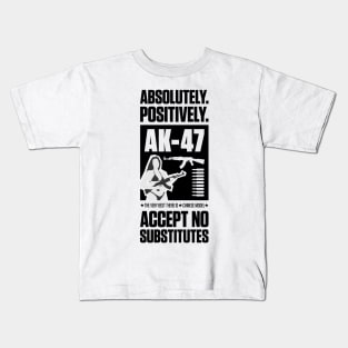 AK-47 Jackie Brown reference (black version) Kids T-Shirt
